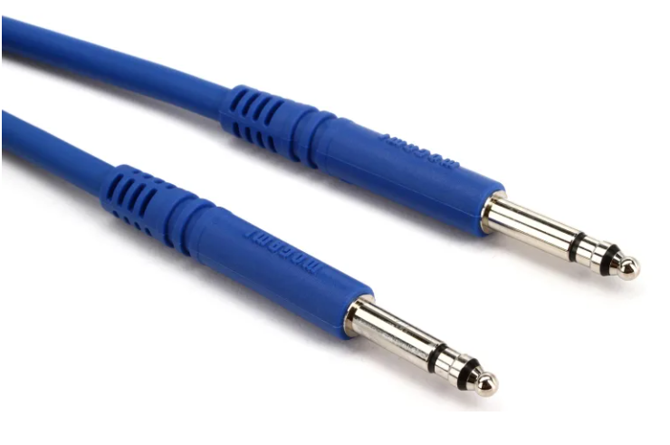 Mogami PJM 2406 Bantam TT Patch Cable - 24 inch Blue