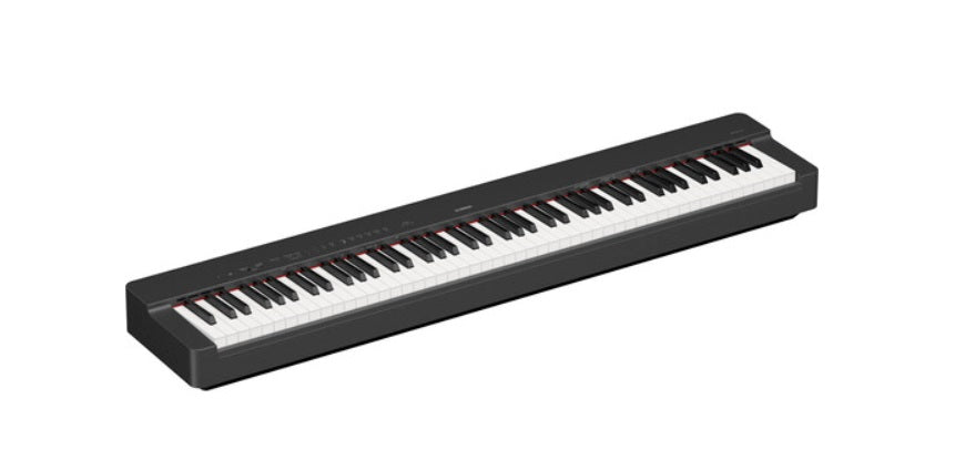 Yamaha P-225 Digital Piano Bundle W/Stand and 3 pedal unit - Black
