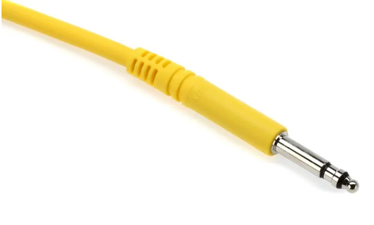 Mogami PJM 1804 Bantam TT Patch Cable - 18 inch Yellow
