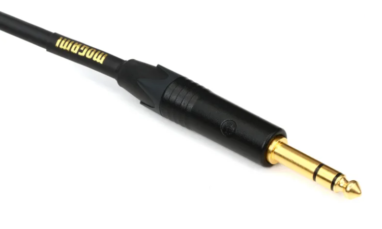 Mogami GOLD TRS-TRS-15 Balanced 1/4-inch TRS Male to 1/4-inch TRS Male Patch Cable - 15 foot