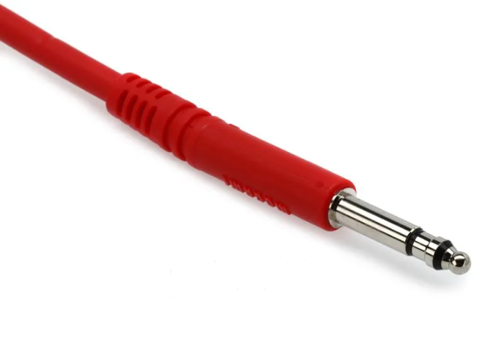 Mogami PJM 1802 Bantam TT Patch Cable - 18 inch Red