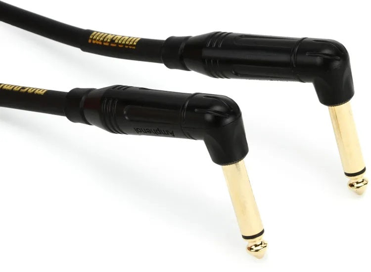 Mogami Gold Instrument 1.5RR Right Angle to Right Angle Pedal Cable - 1.5 foot
