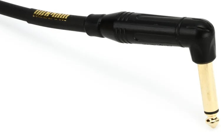 Mogami Gold Instrument 0.5 Right Angle to Right Angle Pedal Cable - 6 inch