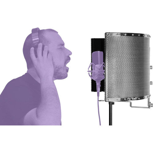On Stage Isolation Shield and Stand-Mounted Acoustic Enclosure (18.5 x 12")