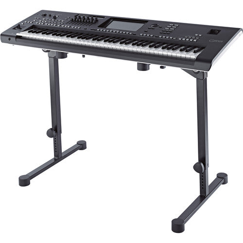 K&M 18820 Omega Pro Table-Style Keyboard Stand with Foldable Legs Black