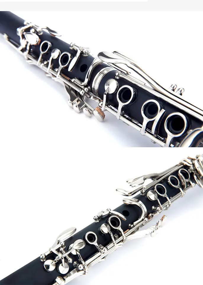 Drumroll Clarinet B-flat Silver plated CL330