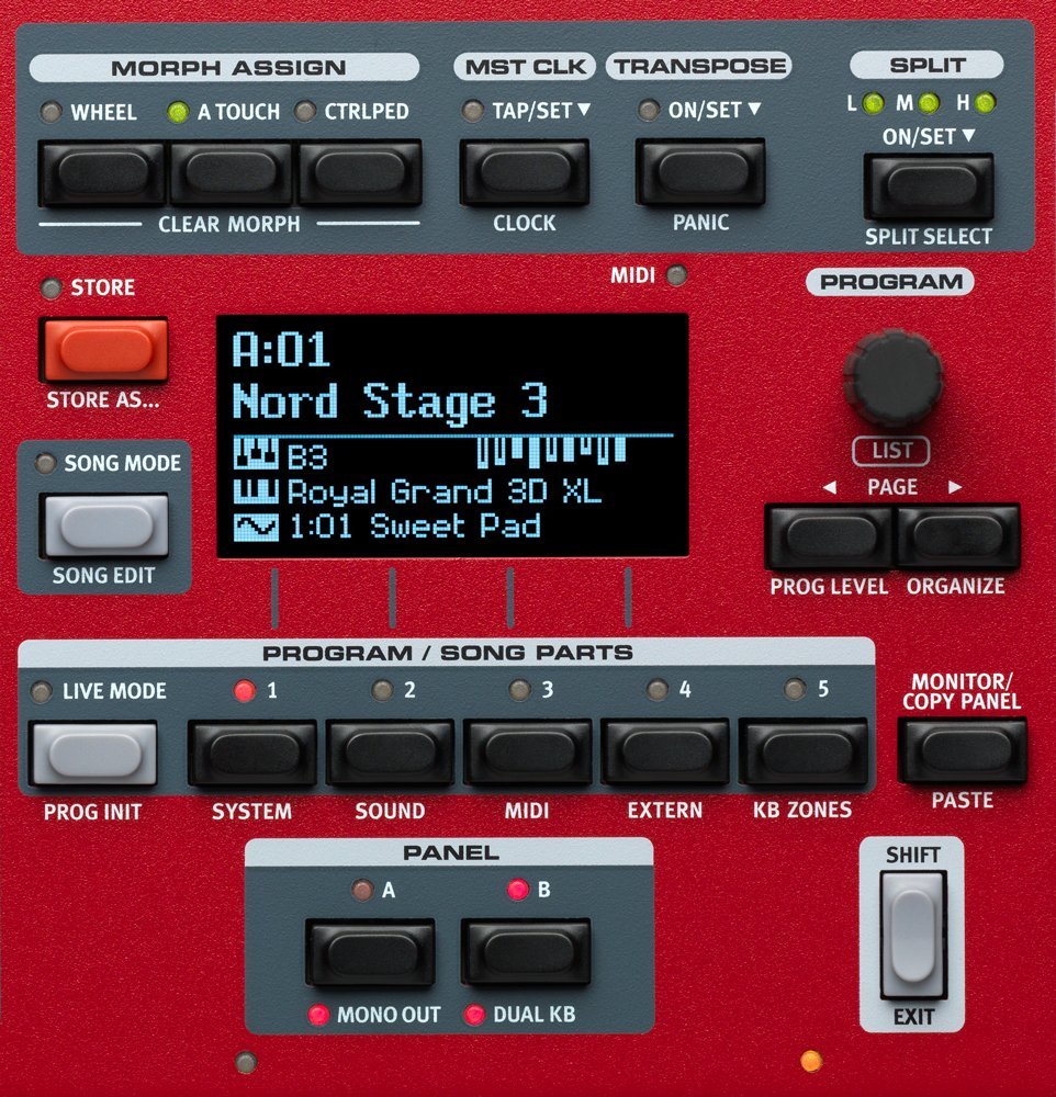 Nord Stage 3 HP 76 76-Key Digital Stage Piano with Hammer Action Portable Keybed