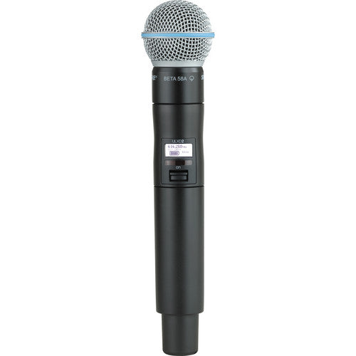 Shure ULXD2/B58 Digital Handheld Wireless Microphone Transmitter with Beta 58A Capsule