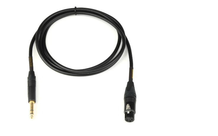 Mogami Gold TRSXLRM-06 Balanced 1/4-inch TRS Male to XLR Male Patch Cable - 6 foot Demo