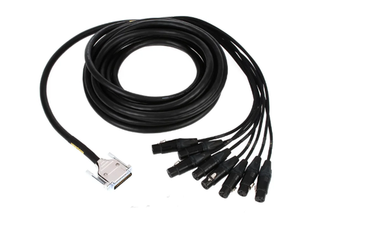 Mogami Gold DB25-XLRF 8-channel Analog Interface Cable - 20'