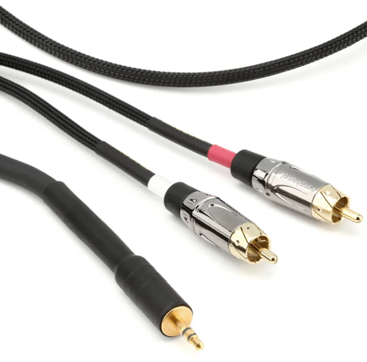 Mogami Gold 3.5mm TRS Male to Dual RCA Male Left/Right - 10-foot