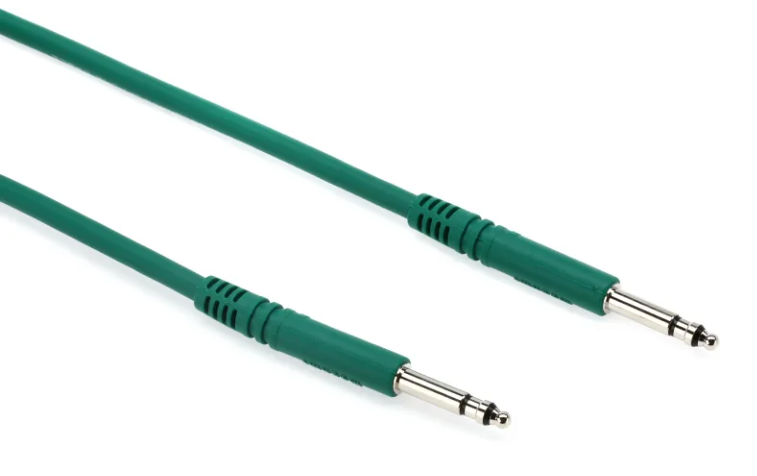 Mogami PJM 2405 Bantam TT Patch Cable - 24 inch Green