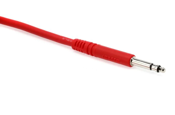 Mogami PJM 2402 Bantam TT Patch Cable - 24 inch Red