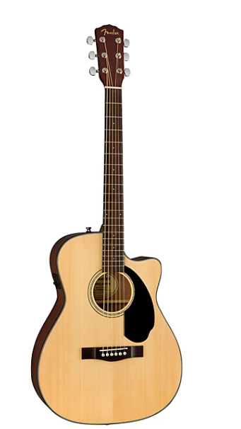 Fender CC-60SCE Concert Acoustic-Electric Guitar Natural