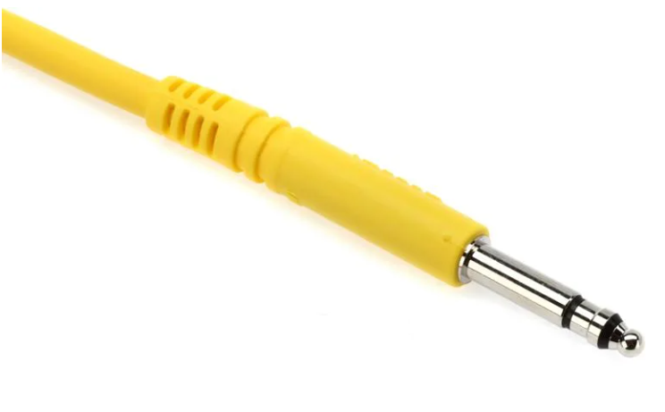 Mogami PJM 2404 Bantam TT Patch Cable - 24 inch Yellow