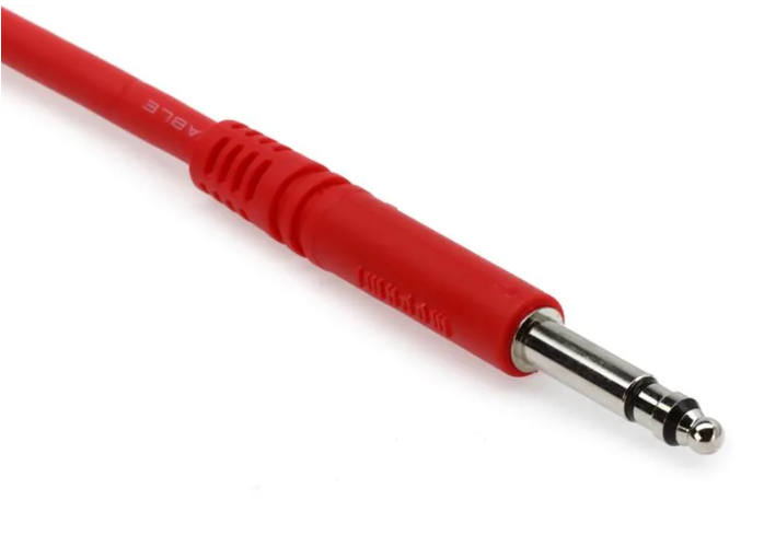 Mogami PJM 1202 Bantam TT Patch Cable - 12 inch Red