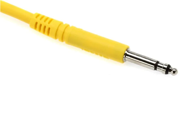 Mogami PJM 2404 Bantam TT Patch Cable - 24 inch Yellow