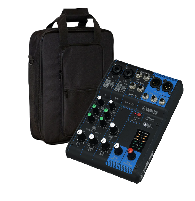 Yamaha MG06X Mixer with echo, with bag