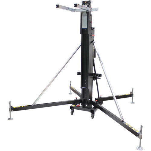 ProX FANTEK Compact Front-Loading Lifting Line Array Systems Tower (19.5' Max Height, 728 lb Load Capacity)