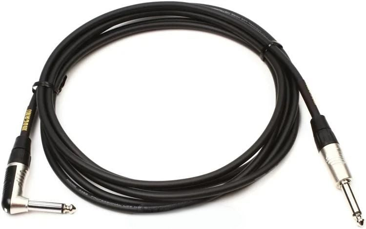 Mogami MCP GT R 10 CorePlus Straight to Right Angle Instrument Cable - 10 foot