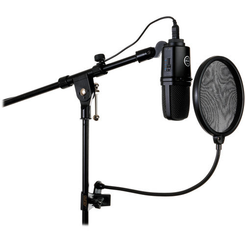 Auray PFSS-55 Pop Filter with Gooseneck with Spring-Loaded Desktop Clamp