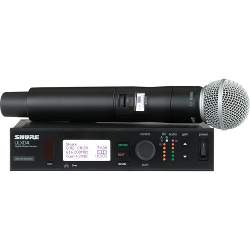 Shure ULX-D Digital Wireless Handheld Microphone Kit with SM58 Capsule