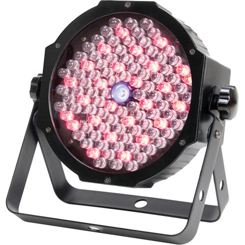 American DJ Mega Flat Pak Plus 4x Mega Par Profile Plus LED Pars, 3x DMX Cable, and Bag