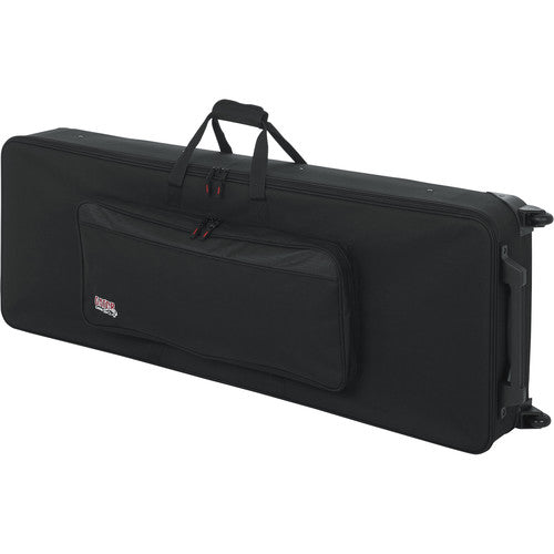 Gator GK-76 Lightweight Keyboard Case with Wheels - for 76-Key Keyboards Black