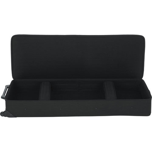 Gator GK-76 Lightweight Keyboard Case with Wheels - for 76-Key Keyboards Black