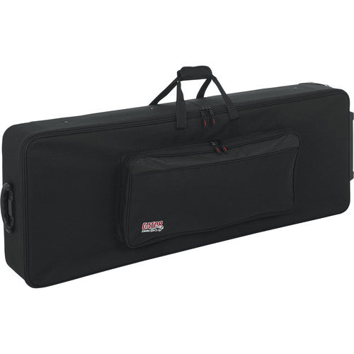 Gator GK-76 Lightweight Keyboard Case with Wheels - for 76-Key Keyboards Black