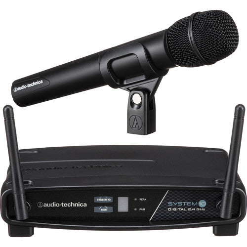 Audio-Technica ATW-1102 System 10 Digital Wireless Hypercardioid Handheld Microphone System (2.4 GHz)