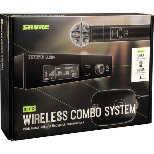 Shure SLXD124/85 Digital Wireless Combo Microphone System