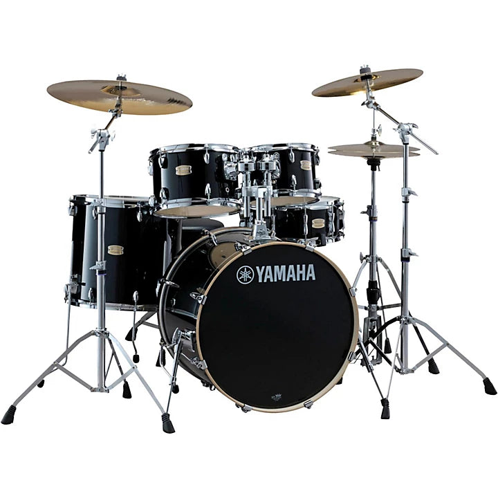 Yamaha Stage Custom Birch 5-Piece Shell Pack With 22" Bass Drum Raven Black