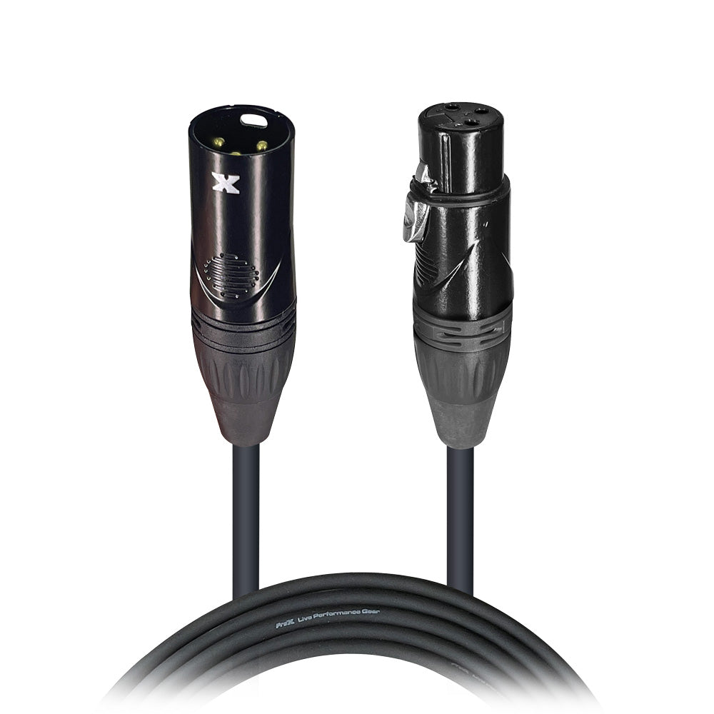 ProX XC-MIC03 3' XLR-F to XLR-M Balanced High Performance Microphone Cable