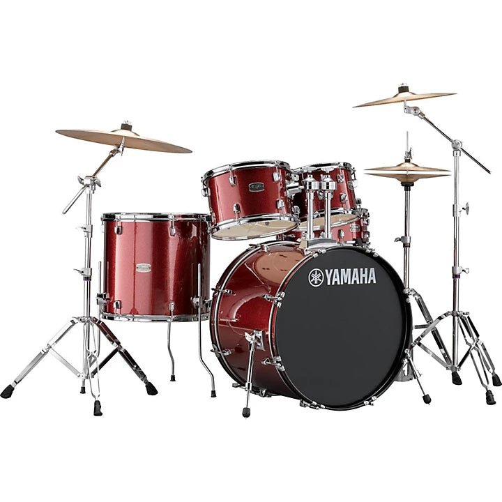 Yamaha Rydeen 5-Piece Drum Set with Hardware (Silver)