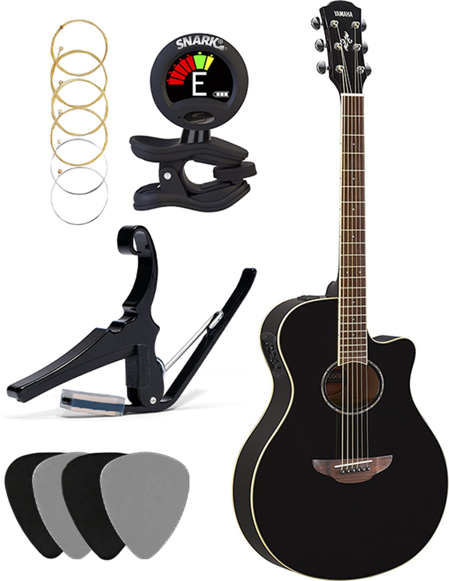 Yamaha APX600 Acoustic-Electric Guitar package