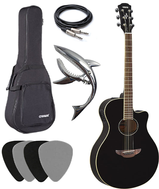 Yamaha APX600 Acoustic-Electric Guitar deluxe package