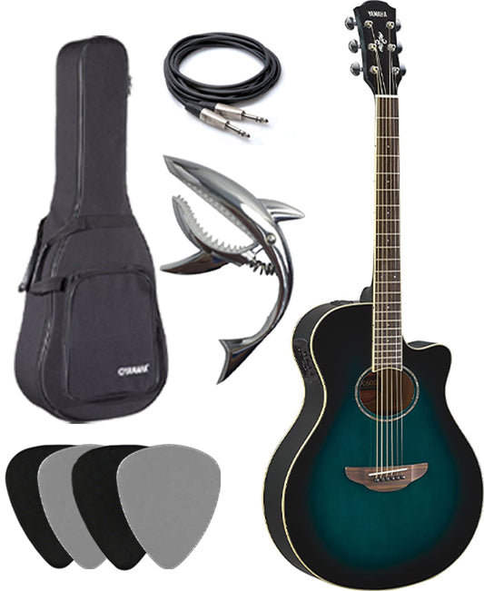 Yamaha APX600 Acoustic-Electric Guitar deluxe package