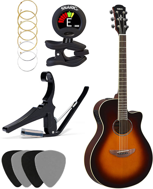 Yamaha APX600 Acoustic-Electric Guitar package