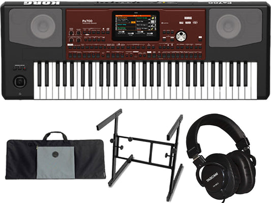 Korg PA700 Arranger keyboard essentials bundle