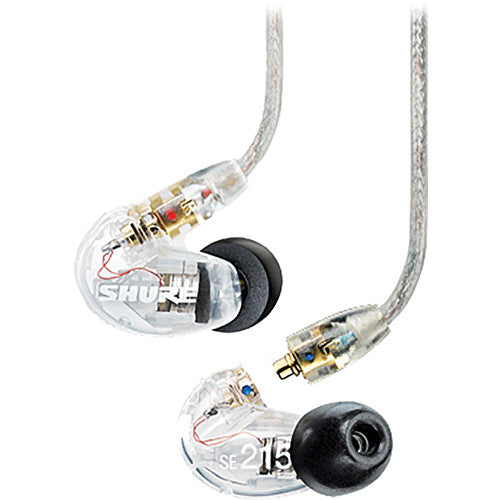 Shure SE215 Pro Sound-Isolating Earphones (Clear)