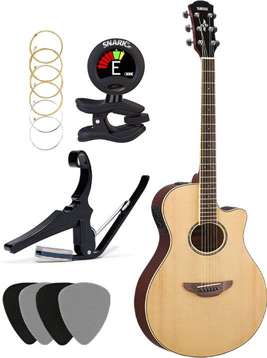 Yamaha APX600 Acoustic-Electric Guitar package