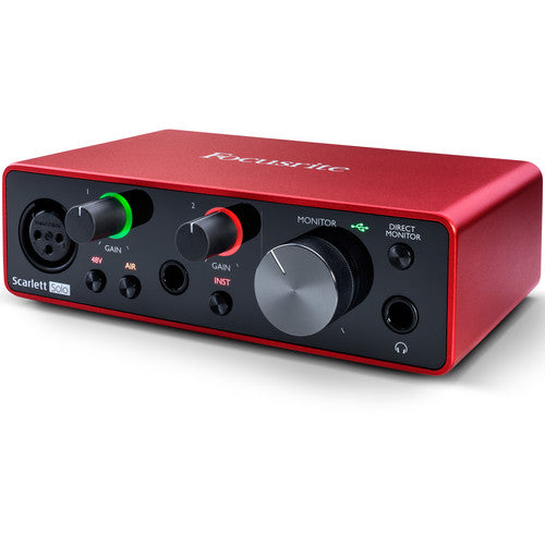 Focusrite Scarlett Solo 2x2 USB Audio Interface (3rd Generation)