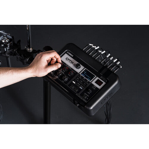 Yamaha DTX8K-M Electronic Drum Kit with Wood-Shell Mesh Pads and DTX-PRO Drum Module (Black Forest)